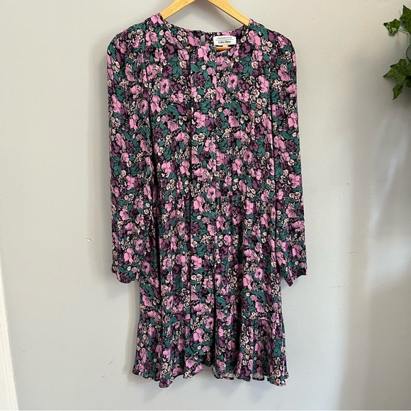 Brand new & Other Stories Lavender Turquoise Floral Mini Dress - Picture 11 of 15